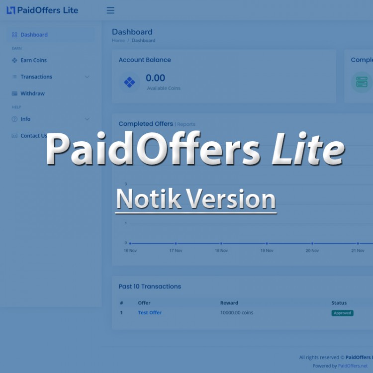 PaidOffers Lite - Notik Version
