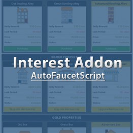 Interest Addon - AutoFaucetScript