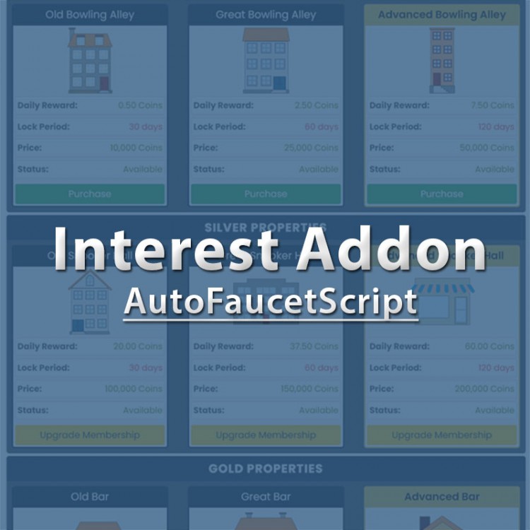 Interest Addon - AutoFaucetScript